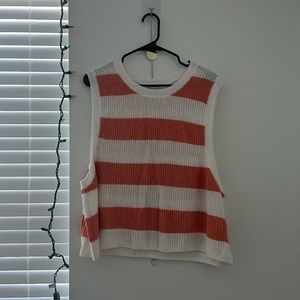 American Eagle Knitted Striped Vest